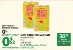 Auchan Direct Auchan Shot Gingembre offre