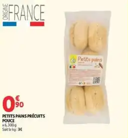 Auchan Direct Petits pains pré cuits offre