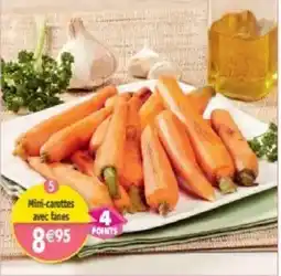 Maximo Mini-carottes avec fanes offre