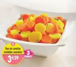 Maximo Duo de carottes rondelles ondulées offre