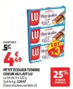 Auchan Direct LU Petit Écolier Tendre offre
