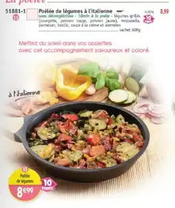 Maximo Poêlée de légumes à l'italienne offre