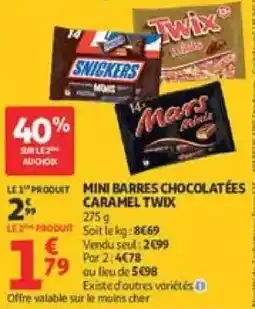 Auchan Direct Twix Mini offre