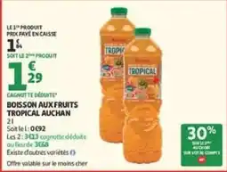Auchan Direct TROPICAL BOISSON AUX FRUITS offre