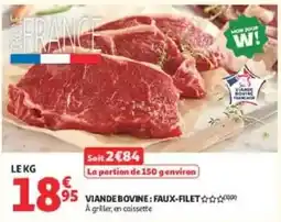 Auchan Direct VIANDE BOVINE : FAUX-FILET offre