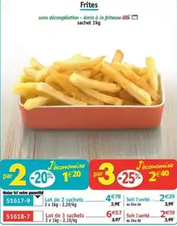 Maximo Frites offre