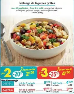 Maximo Mélange de légumes grillés offre