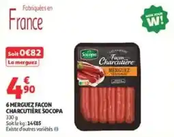 Auchan Direct SOCOPA Merguez offre