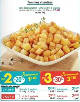 Maximo Pommes rissolées offre