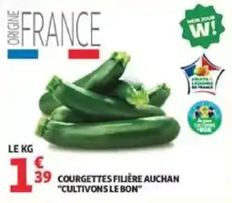 Auchan Direct Courgettes Filière Auchan offre