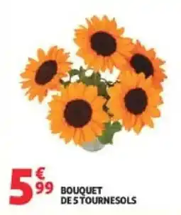 Auchan Direct BOUQUET DE 5 TOURNE SOLS offre