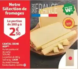 Auchan Direct CANTAL JEUNE AOP offre