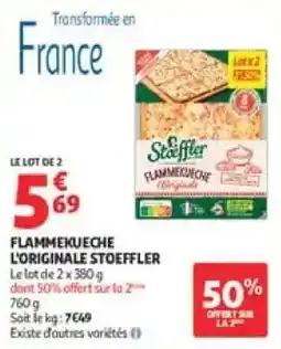 Auchan Direct Stoeffler Flammekueche offre