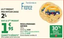 Auchan Direct AUCHAN Pizza 4 Fromages offre