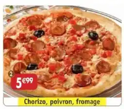Maximo Chorizo, poivron, fromage offre