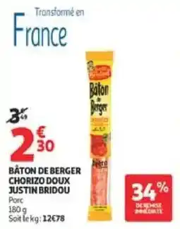 Auchan Direct Bâton de Berger offre