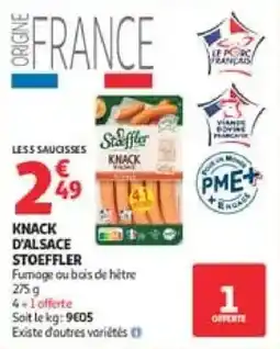 Auchan Direct Stoeffler Knack d'Alsace offre