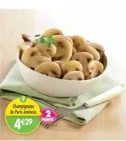 Maximo Champignons de Paris émincés offre