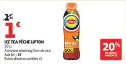 Auchan Direct Lipton Ice Tea Pêche offre