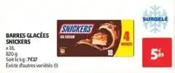 Auchan Direct SNICKERS BARRES GLACÉES offre