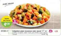 Maximo Légumes pour couscous avec sauce offre