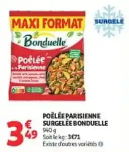 Auchan Direct Bonduelle Poêlée Parisienne offre