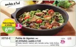 Maximo Poêlée de légumes et shiitakés sautés à l'ail offre