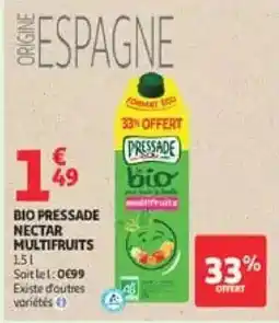 Auchan Direct PRESSADE NECTAR MULTIFRUITS offre