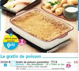 Maximo Gratin de poisson parmentier offre