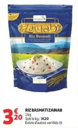 Auchan Direct ZAINAB Riz Basmati offre