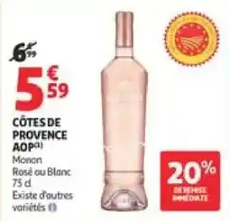 Auchan Direct Monon Côtes de Provence offre
