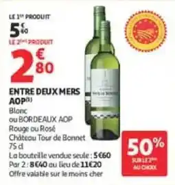 Auchan Direct Entre Deux Mers Château Tour de Bonnet offre