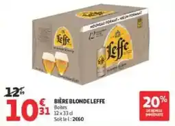 Auchan Direct Leffe Bière blonde offre