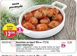 Maximo Boulettes au bœuf sauce provençale offre