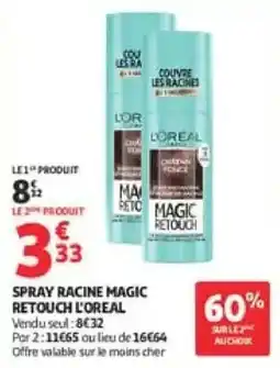 Auchan Direct L'OREAL SPRAY RACINE MAGIC RETOUCH offre
