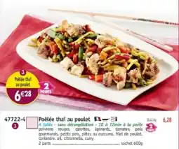 Maximo Poêlée thaï au poulet offre