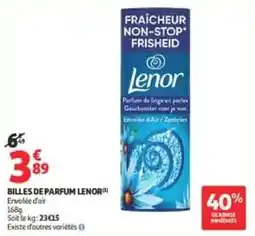 Auchan Direct Lenor BILLES DE PARFUM offre