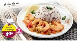 Maximo Crevettes au curry rouge offre