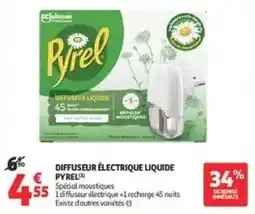 Auchan Direct Pyrel Diffuseur électrique liquide offre