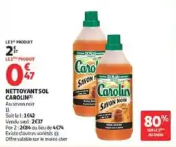 Auchan Direct Carolin Nettoyant sol offre