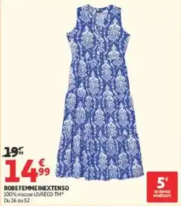 Auchan Direct INEXTENSO ROBE FEMME offre