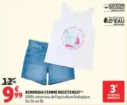 Auchan Direct INEXTENSO BERMUDA FEMME offre