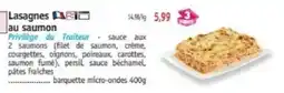 Maximo Lasagnes au saumon offre