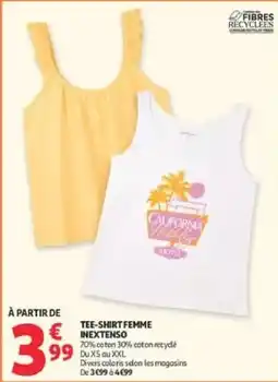 Auchan Direct INEXTENSO TEE-SHIRT FEMME offre