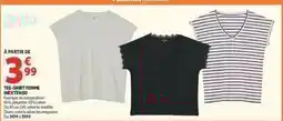 Auchan Direct INEXTENSO TEE-SHIRT FEMME offre