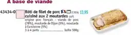 Maximo Rôti de filet de porc cuisiné aux 2 moutardes offre