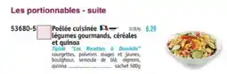 Maximo Poêlée cuisinée légumes gourmands céréales et quinoa offre