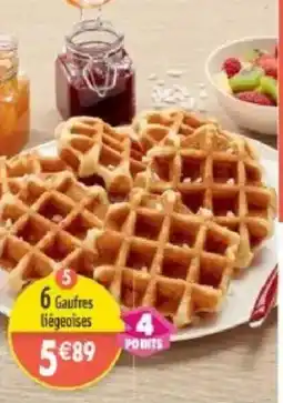 Maximo Gaufres liégeoises offre