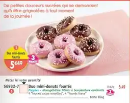 Maximo Poppies Duo mini-donuts fourrés offre