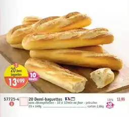 Maximo Demi-baguettes offre